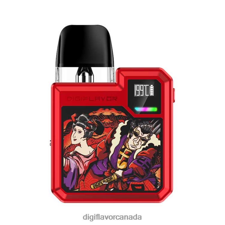 Digiflavor Geekvape - 4BBPHH50 Digiflavor Digi-Q Pod Kit Samurai Red